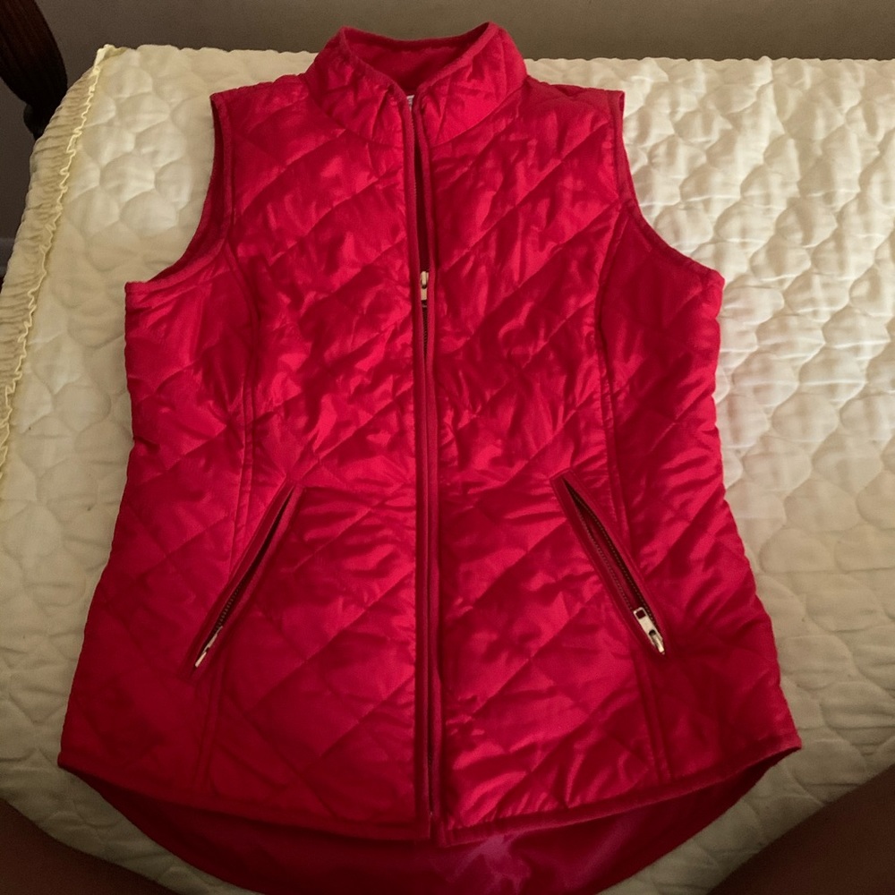 Red Winter Vest